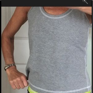 Project G gray tank peep hole back